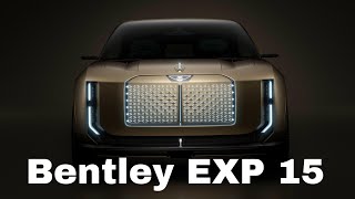 Bentley EXP 15 Concept – A Vision of Electrified Elegance