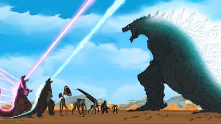 Godzilla Earth vs King Ghidorah Anime, Godzilla vs King Ghidorah, Shin  Godzilla vs Shin King Ghidorah