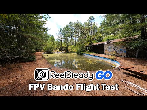 FPV Bando Flight Test  GoPro Hero8 Black   Reelsteady GO Stabilization