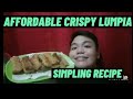 Affordable crispy lumpiaang sarap