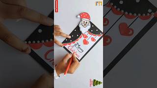 Christmas greeting card making 2023 / Christmas card idea 🎄🎅 #trending #shorts