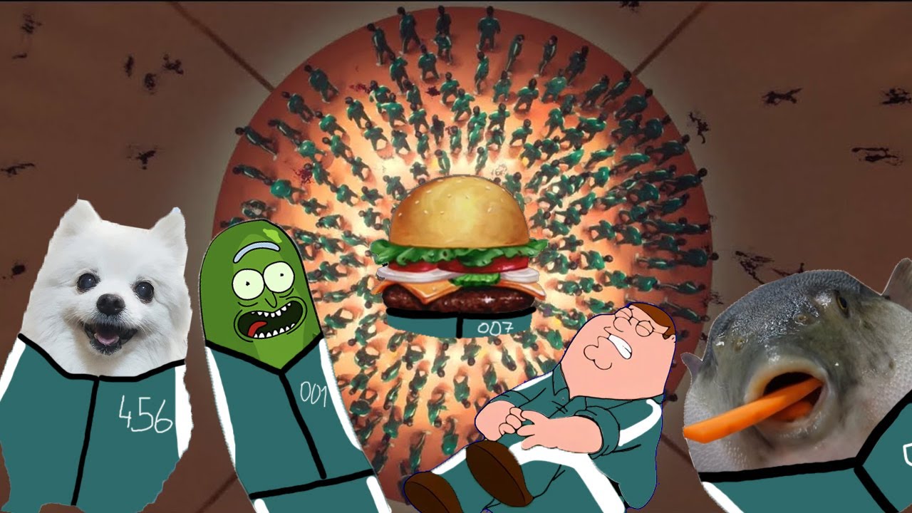 Песня из игры «Squid Game Mingle» — кавер-мем