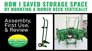 Deck Dolly Assembly & Review: Subcompact & Compact Tractor Mower Deck Vertical Storage Solution by MI Off-Grid Adventures 245 views 3 months ago 12 minutes, 21 seconds