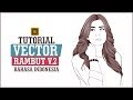 TUTORIAL MEMBUAT VECTOR RAMBUT DI ADOBE ILLUSTRATOR