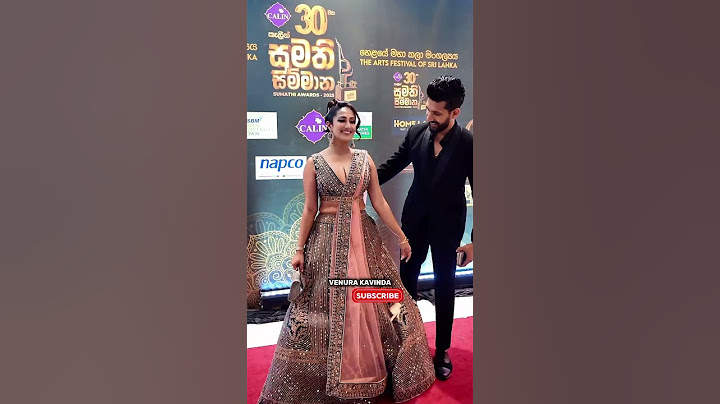Dinithi & Sangeethගේ Entry එක ❤️😍 Sumathi Awards 2025
