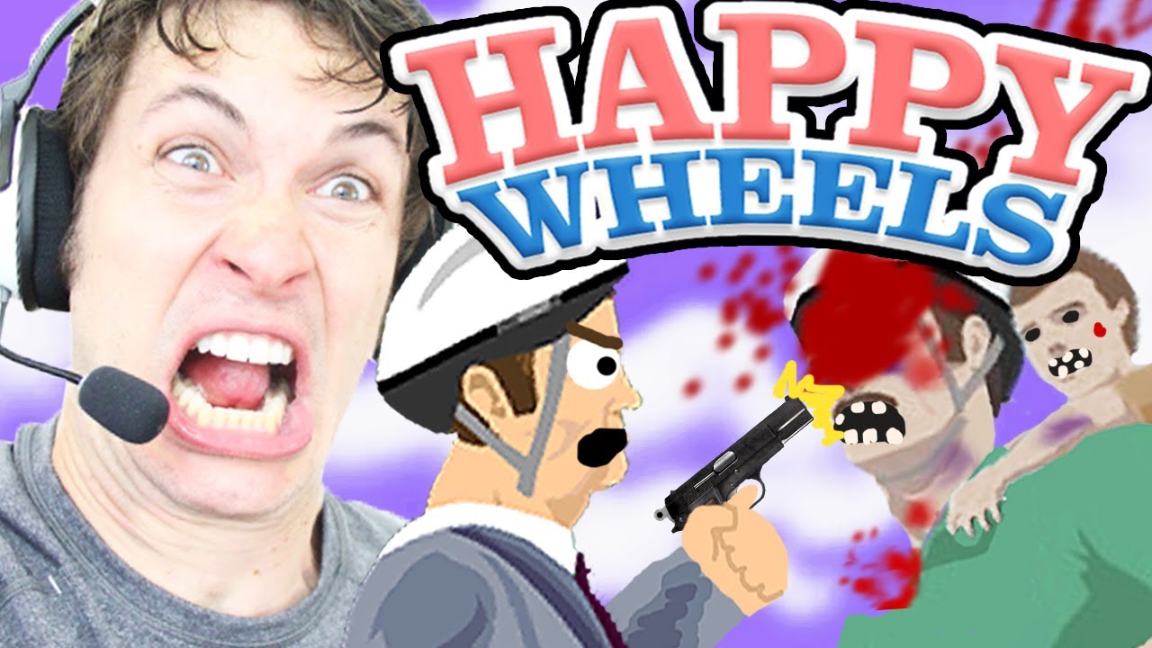 Happy Wheels - ZOMBIE SHOOTER