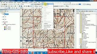 how we degitize map/ create shape files using GIS soft wares:Arc map screenshot 2