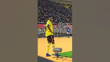 After His Goal Against Niger It S 1 0 The Crowd Chanting Allan Okello S Name Loud And Proud 