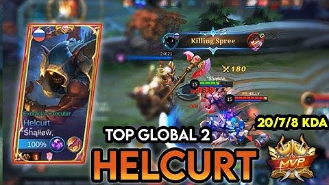 ONE SHOT!! | HELCURT BEST BUILD 2022| BUILD TOP GLOBAL HELCURT  GAMEPLAY | MOBILE LEGENDS