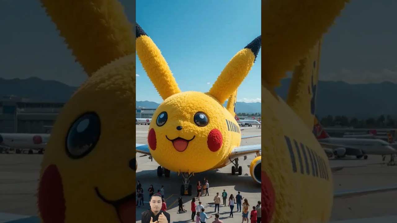 Pikachu Flight ✈️⚡Welcome Abroad 