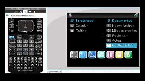 Tutorial de TI Nspire™ CX CAS Parte 1 Distribución de Teclado y Navegación