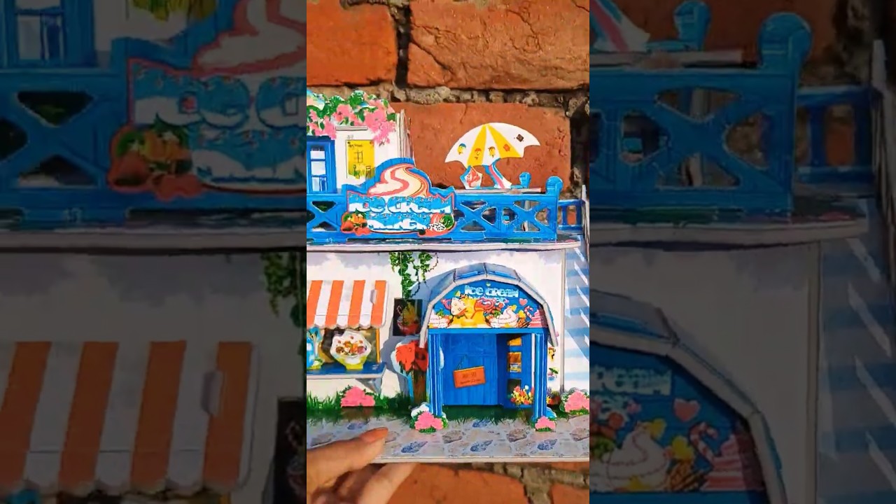 Ice cream shop | Puzzle  #craft #art #creativeart #puzzle