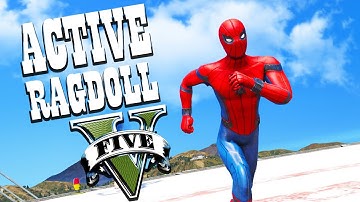 Active ragdoll demo unity || Ragdoll SpiderMan