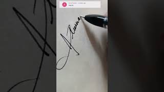 Signature। Aleena #shorts #viral