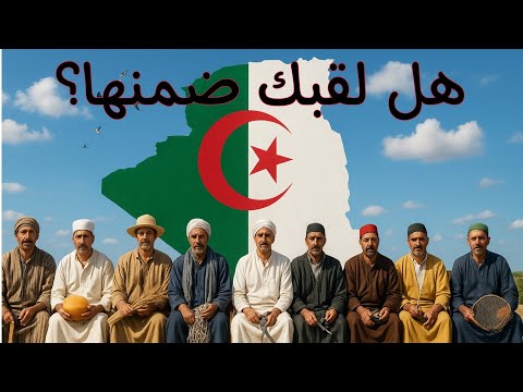 63 لقب عائلة جزائرية مرتبطة بالحرف هل لقبك ضمنها