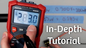 Hoe de AstroAI M4KOR / M4K0R digitale multimeter te gebruiken (complete handleiding)
