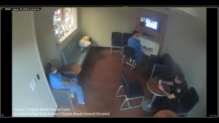 Hospital and body cam footage show former Virginia Beach police officer punch a patient