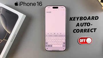 How To Turn OFF Keyboard Auto Correction On iPhone 16 / 16 Pro