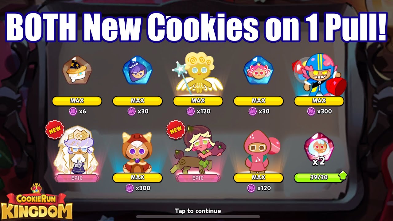 New Cookie Run Kingdom Update and Two New Cookies on one Pull!! YouTube