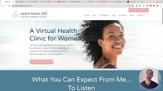 Virtual Clinic Website Review - jackiestonemd.com