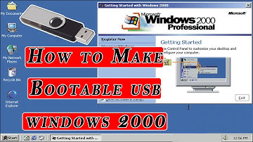 How to make bootable usb windows 2000-how to make a bootable flash drive with windows 2000 Tech City