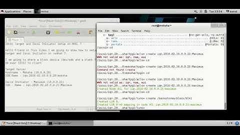 Iscsi Target and Iscsi Initiator setup in RHEL 7 | Linux | RHEL 7