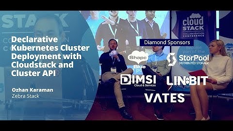 Declarative Kubernetes Cluster Deployment with Cloudstack and Cluster API | CCC 2023