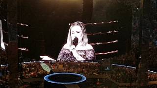 Famous Adele Final Speech & Someone Like You & Epic Exit ❤ Wealth