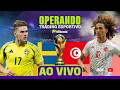 Operando AO-VIVO: Suécia x Tunísia | Copa do Mundo FIFA 2026 | 1° Rodada | 14 06 2026