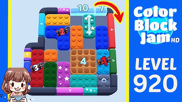Color Block Jam Level 920 Solution Walkthrough