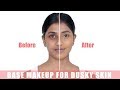 How To Flawless Foundation Routine For Dusky Skin | Glamrs Base Makeup Tutorial For Beginners