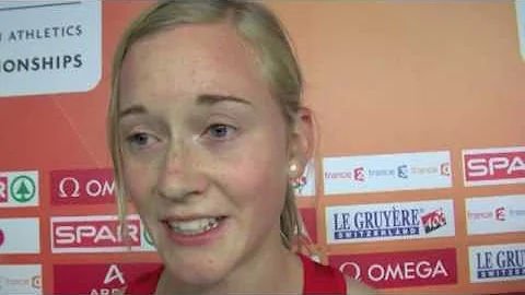 Jennifer Wendt (AUT) after 1500m heats