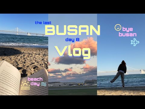 the last beach day & going home // a BUSAN_Vlog // pt.5