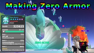 Making Zero Armor - World Zero