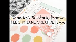 Traveler's Notebook Process Video | Sisters | Felicity Jane