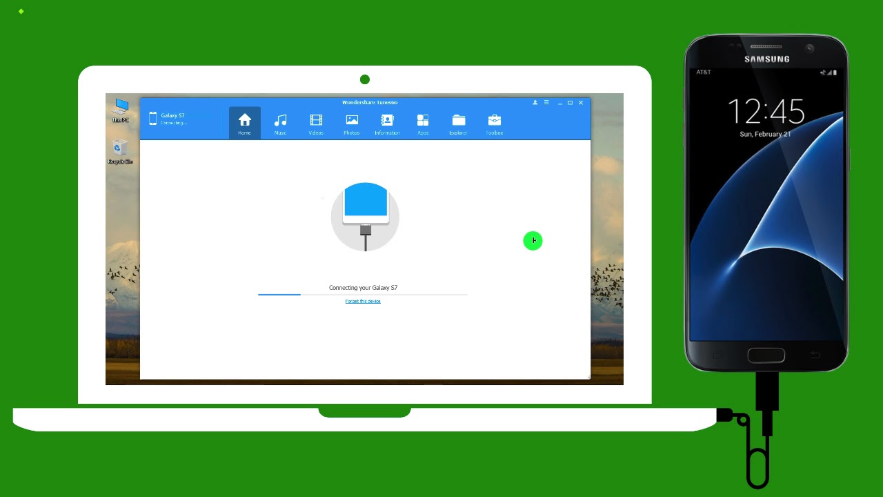 How to Sync iTunes Music Library to Samsung Galaxy S7 ? - YouTube