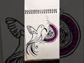 Mandala Bird Art Drawing Tutorial Step by Step for Beginners #youtubeshorts #shortsfeed #shorts #art