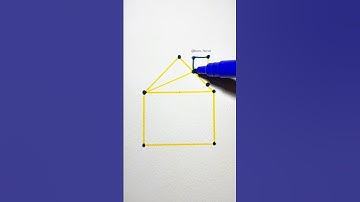 Vẽ hình bằng 1 nét #drawing #iqtest #line #maths #foryou #shorts