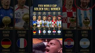 🏆 FIFA World Cup Golden Ball  Winners (2002–2022) 🌟 Messi Makes History! 🐐 #worldcup2026 #messi