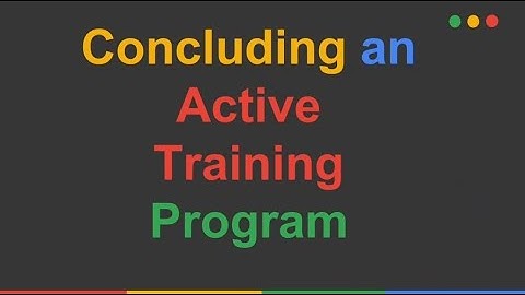 Kelompok 14 - Chapter 15: Concluding an Active Training Programs