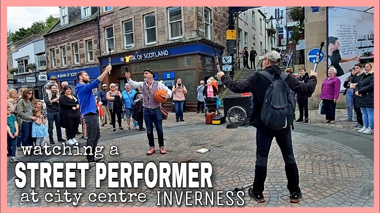 STREET PERFORMER at City Centre INVERNESS SCOTLAND YouTube