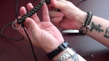 Paracord FOB - Monkeys Fist + Square Knot Part 4