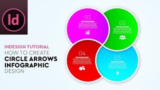 Create Circle Arrows Infographic Design in Adobe InDesign