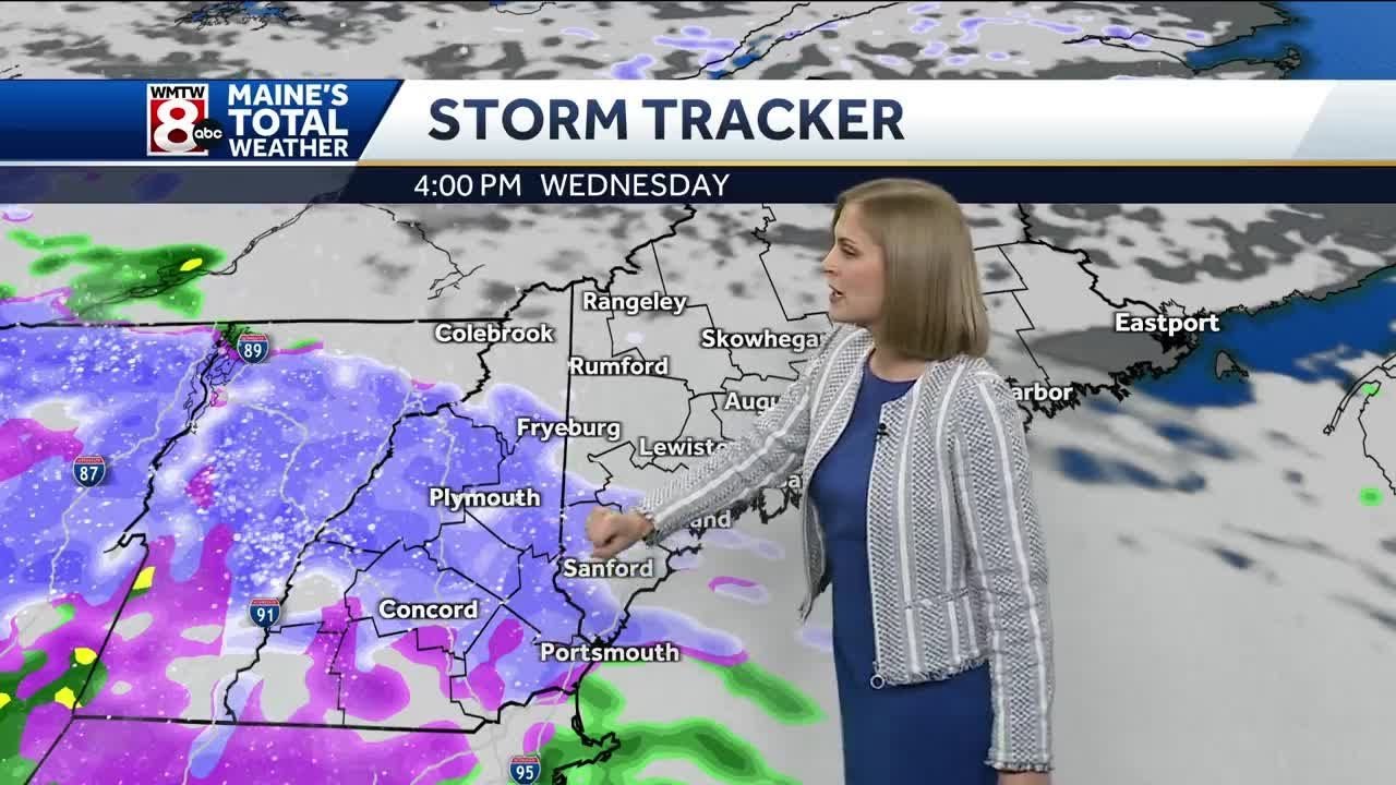 Quiet night ahead, storm arrives late Wednesday - YouTube