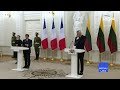 Lietuvos ir Prancūzijos prezidentų spaudos konferencija | 2020-09-28
