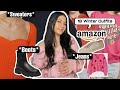 Huge amazon winter haul 18 winter oufits  trendy sweaters boots jeans  more renigraphy