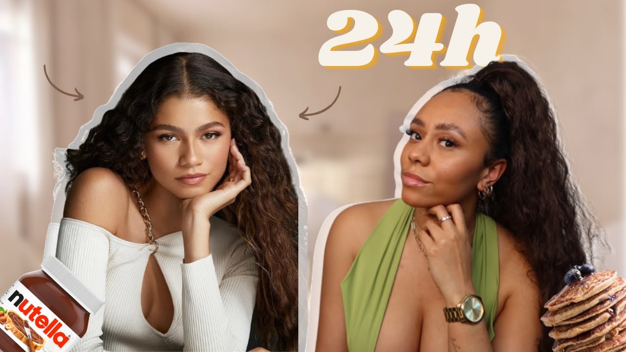 MANGER et VIVRE 24H comme ZENDAYA (vegan? morning routine?) YouTube
