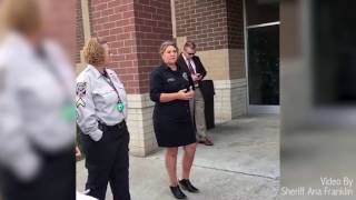 Morgan County Sheriff holds prayer that America will return to values and morals