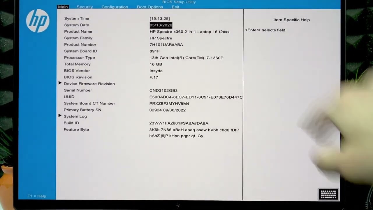 HP Spectre x360 をUSBから起動する方法 - YouTube
