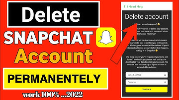 How To Delete Snapchat Account Permanentelly 2022 ( iphone & android )